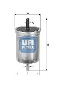 UFI 31.562.00 Yakıt Filtresi