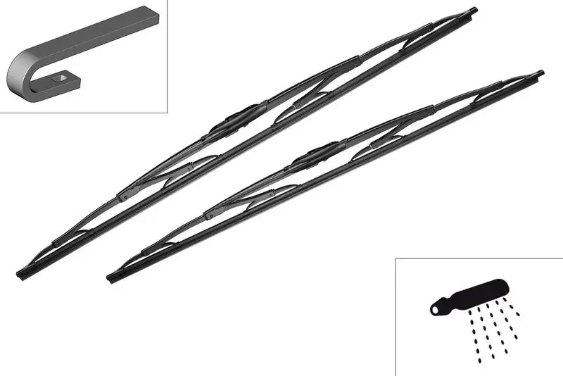 BOSCH 3397001725 Silecek Süpürgesi (Takım)