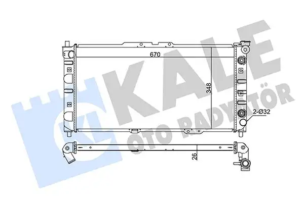 KALE 342015 Radyatör BPH515200A