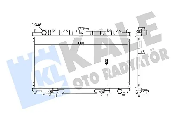 KALE 342045 Radyatör