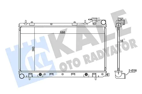 KALE 342105 Radyatör