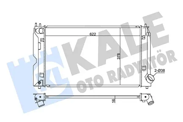 KALE 342205 Radyatör