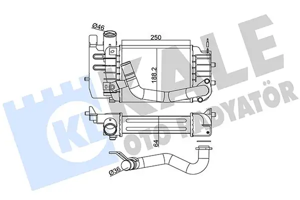 KALE 342370 Turbo Radyatörü 179000N030