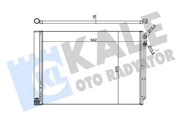 KALE 342415 Klima Radyatörü