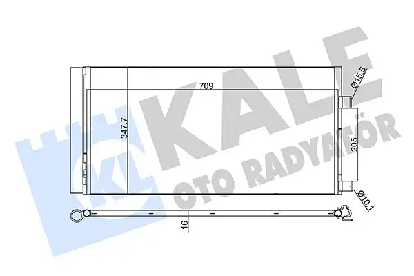 KALE 342450 Klima Radyatörü 921100002R