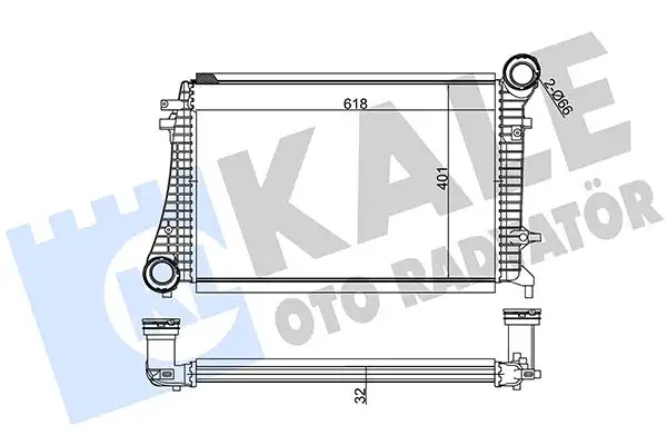 KALE 342500 Turbo Radyatörü