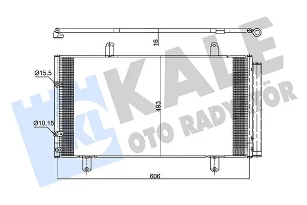 KALE 342605 Klima Radyatörü 8845026120
