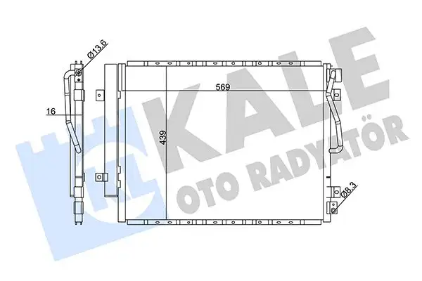 KALE 342625 Klima Radyatörü 976063E901