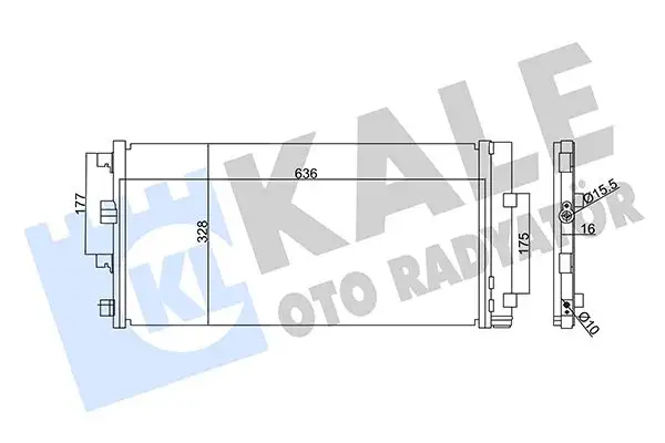 KALE 342840 Klima Radyatörü 921008028R