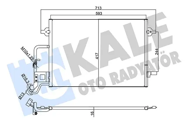KALE 342920 Klima Radyatörü