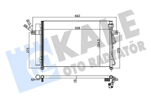 KALE 342975 Klima Radyatörü 976061C300