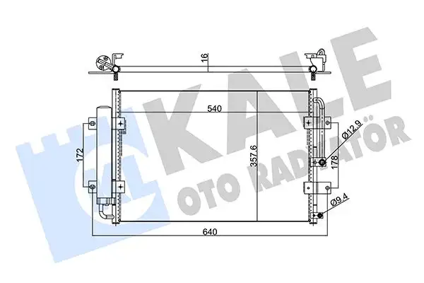 KALE 342985 Klima Radyatörü 976064F100