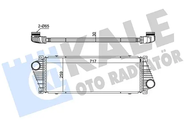 KALE 343200 Turbo Radyatörü