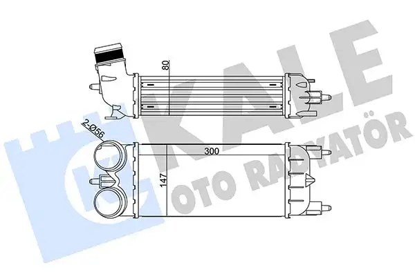 KALE 344875 Turbo Radyatörü 1440Q9