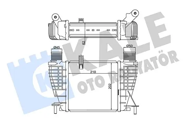 KALE 345020 Turbo Radyatörü 14461JX51A