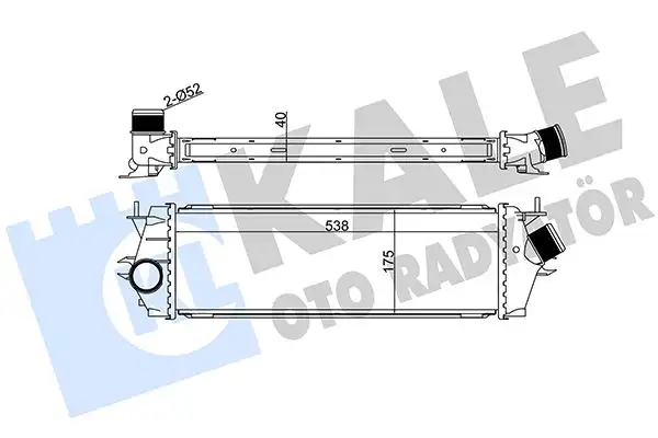 KALE 345030 Turbo Radyatörü 8200411160