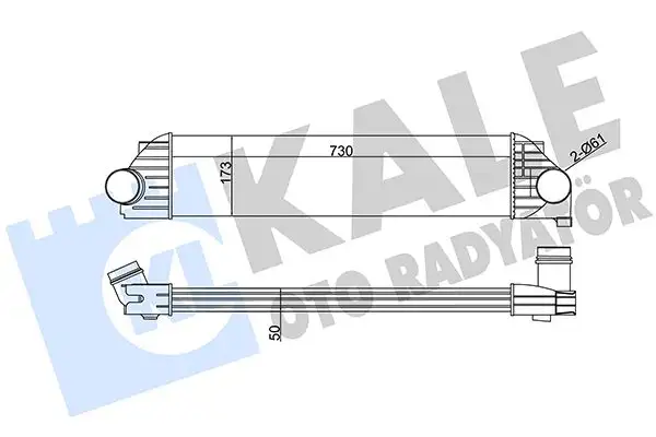 KALE 345035 Turbo Radyatörü