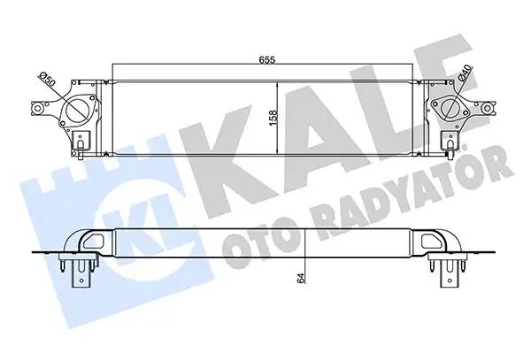 KALE 345125 Turbo Radyatörü