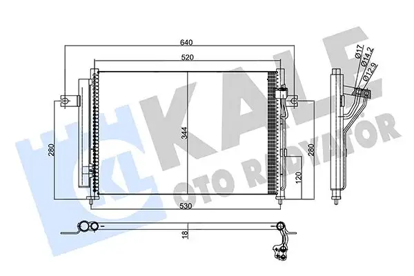 KALE 345430 Klima Radyatörü 976061C200
