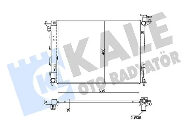 KALE 346145 Radyatör 253102Y501