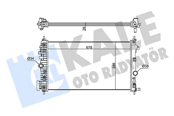 KALE 346190 Radyatör