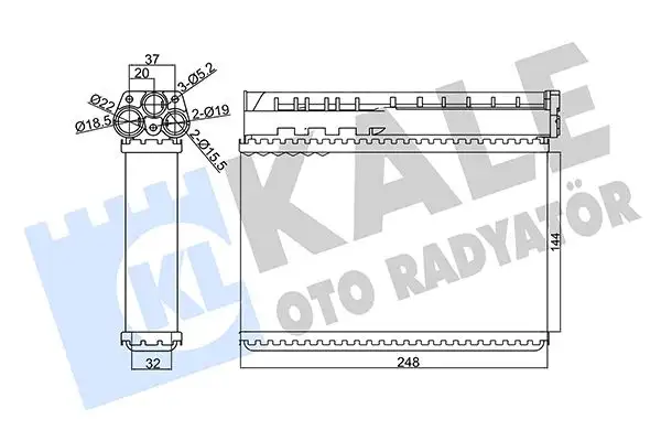 KALE 346270 Kalorifer Radyatörü