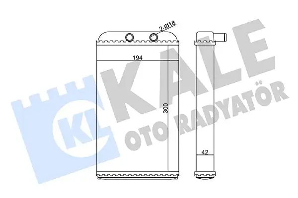 KALE 346285 Kalorifer Radyatörü 6448H8