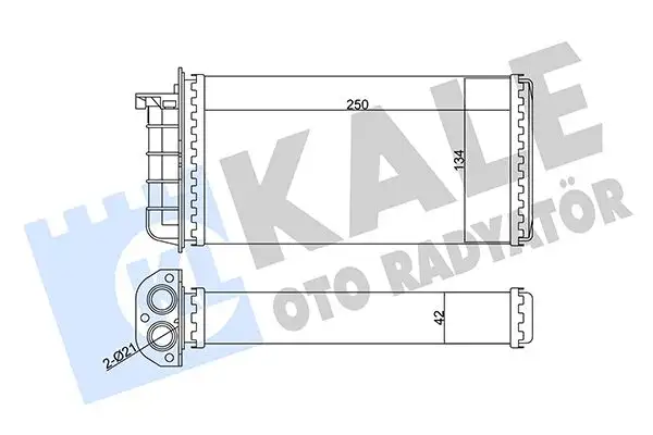 KALE 346340 Kalorifer Radyatörü