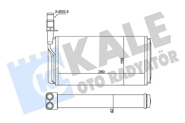 KALE 346375 Kalorifer Radyatörü