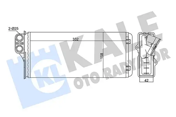 KALE 346410 Kalorifer Radyatörü
