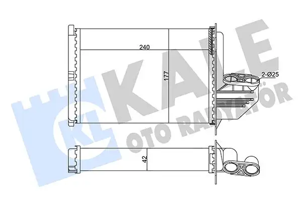 KALE 346470 Kalorifer Radyatörü 8390435
