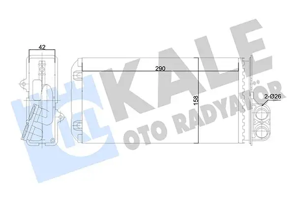 KALE 346510 Kalorifer Radyatörü 6448J6