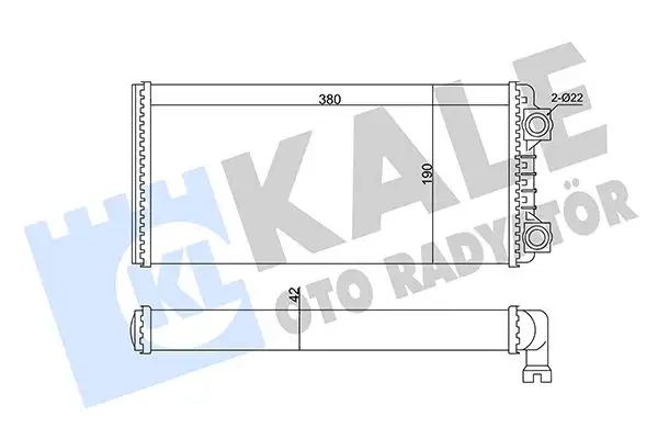 KALE 346730 Kalorifer Radyatörü 85104947
