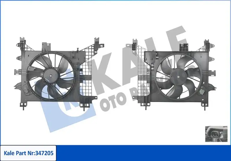 KALE 347205 Fan Motoru 8200880555