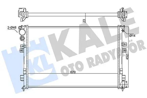 KALE 347220 Radyatör