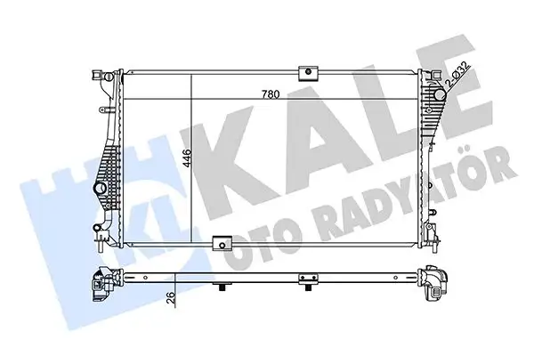 KALE 347250 Radyatör