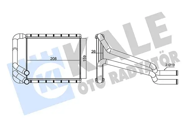 KALE 347350 Kalorifer Radyatörü 97138A5000