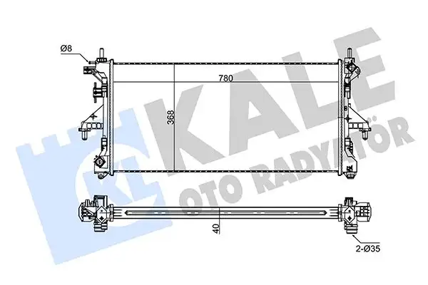 KALE 347440 Radyatör 1333E4