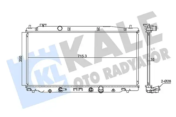 KALE 347710 Radyatör 19010RB7Z51