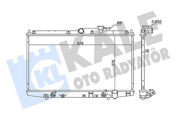 KALE 347750 Radyatör