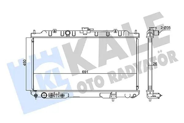 KALE 348020 Radyatör