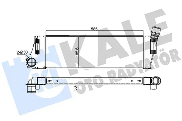 KALE 348300 Turbo Radyatörü 8200700172