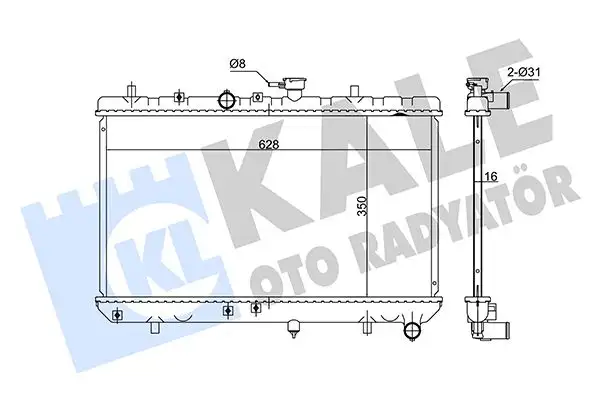 KALE 348355 Radyatör S25310FD010