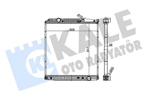KALE 349530 Radyatör A9425000903