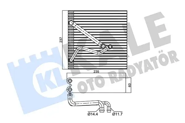 KALE 350090 Klima Radyatörü