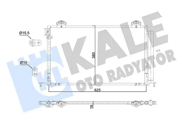KALE 350705 Klima Radyatörü 8845005121