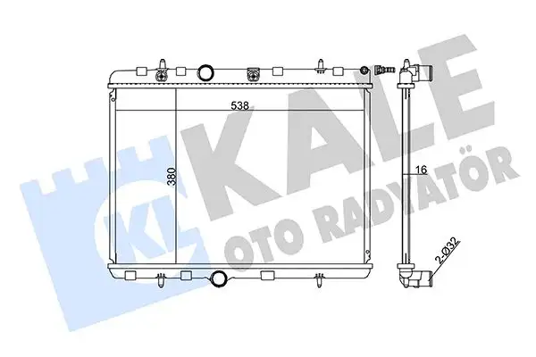 KALE 350745 Radyatör