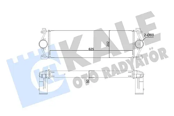 KALE 350835 Turbo Radyatörü 5010619437