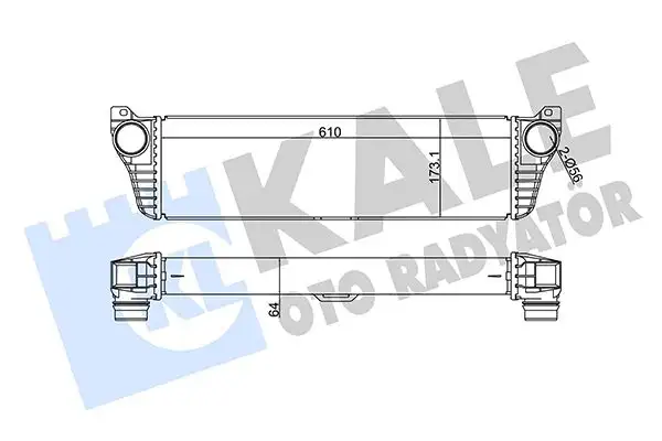 KALE 350905 Turbo Radyatörü A6395011301