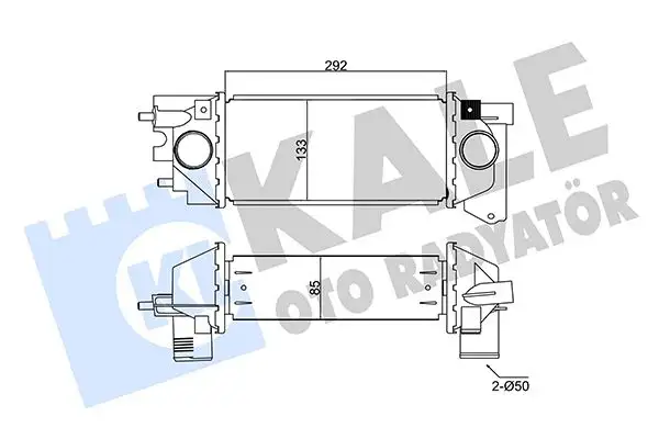 KALE 350960 Turbo Radyatörü PCM100200
